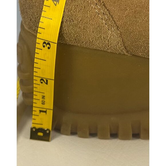 VTG Y2K Skechers Tan Suede Chunky Platform Shoes Lug Sole Womens Size 9.5 - Picture 10 of 10